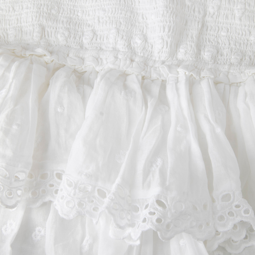 Isabel Marant Isabel Marant Etoile White Ruffled Mini Skirt
