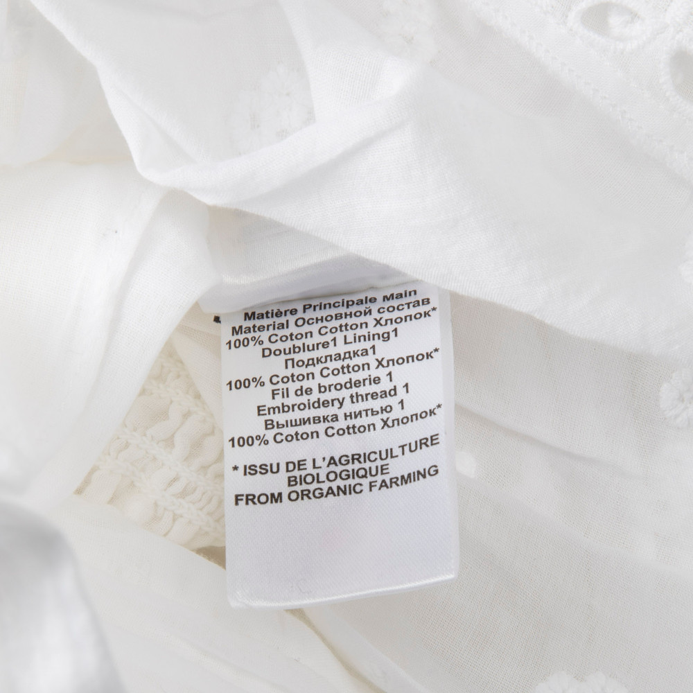 Isabel Marant Isabel Marant Etoile White Ruffled Mini Skirt