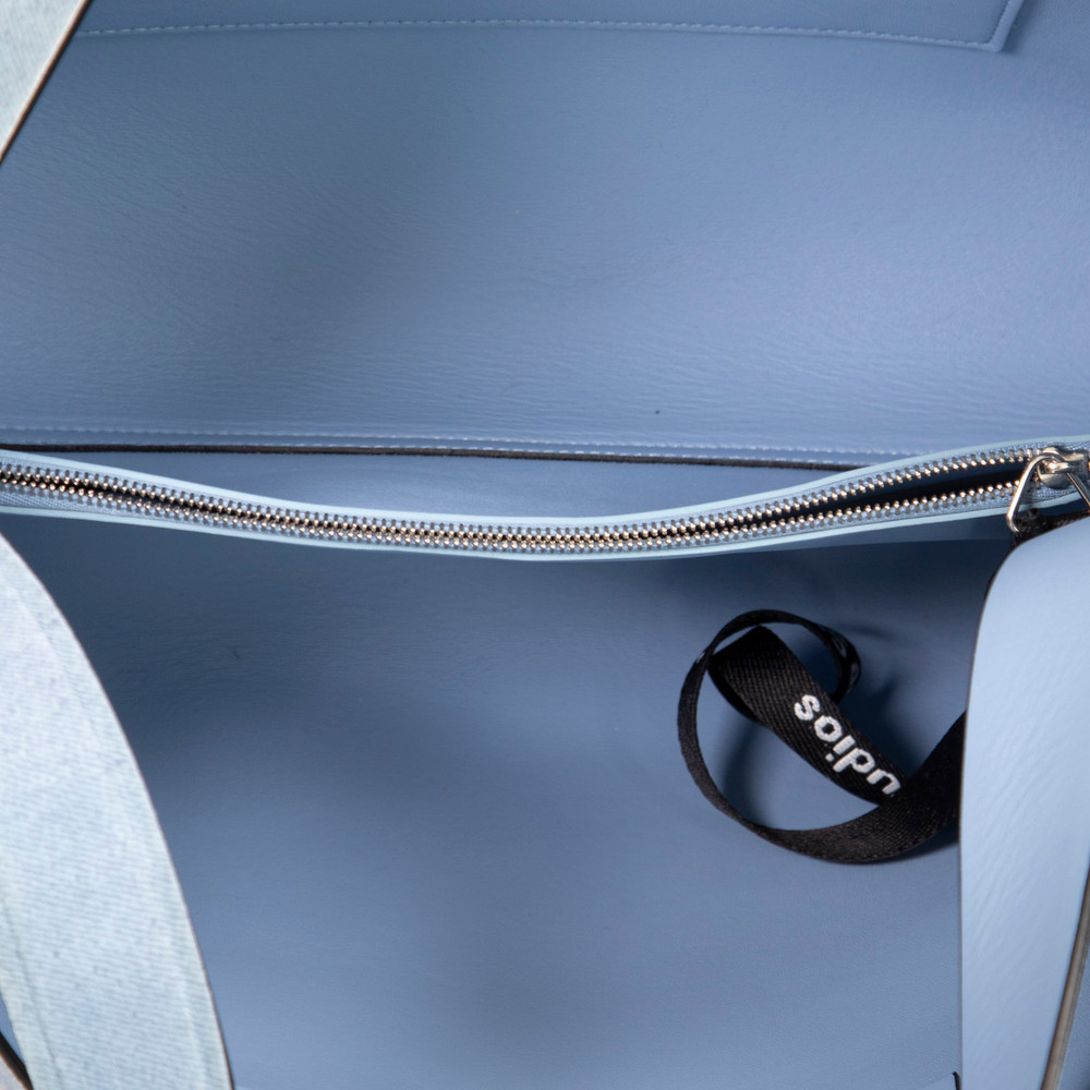 Acne Studios Blue Suede Musubi Tote Bag