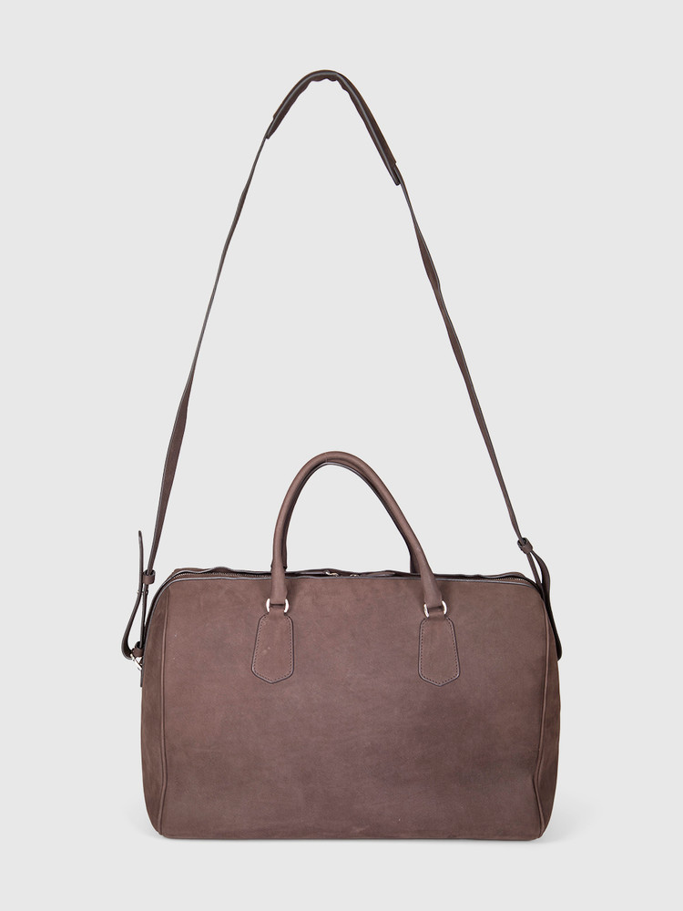 The Row Brown Suede Iowa Tote Bag