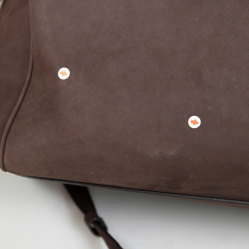 The Row Brown Suede Iowa Tote Bag