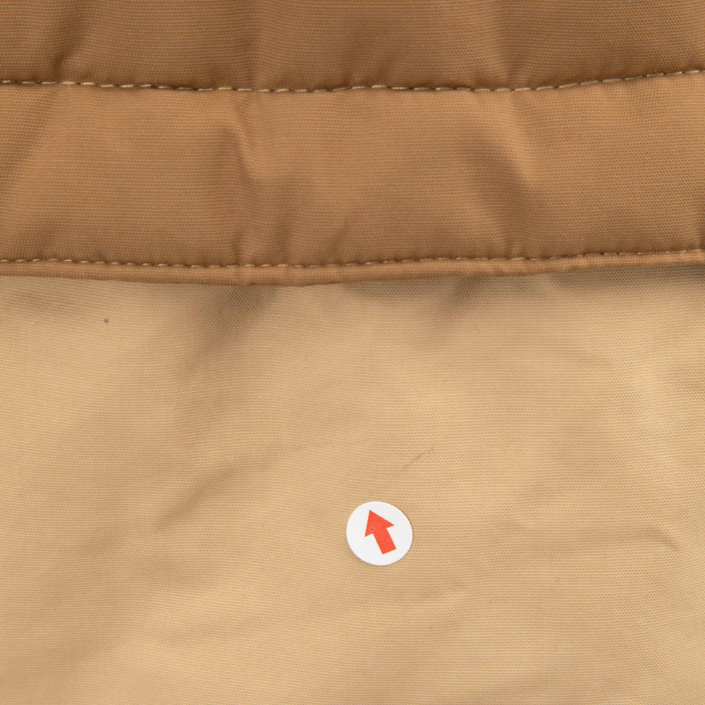 ba&sh Beige & Black Puffer Coat