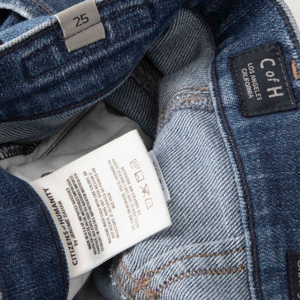 Citizens of Humanity Blue Denim Chrissy Skinny Jeans