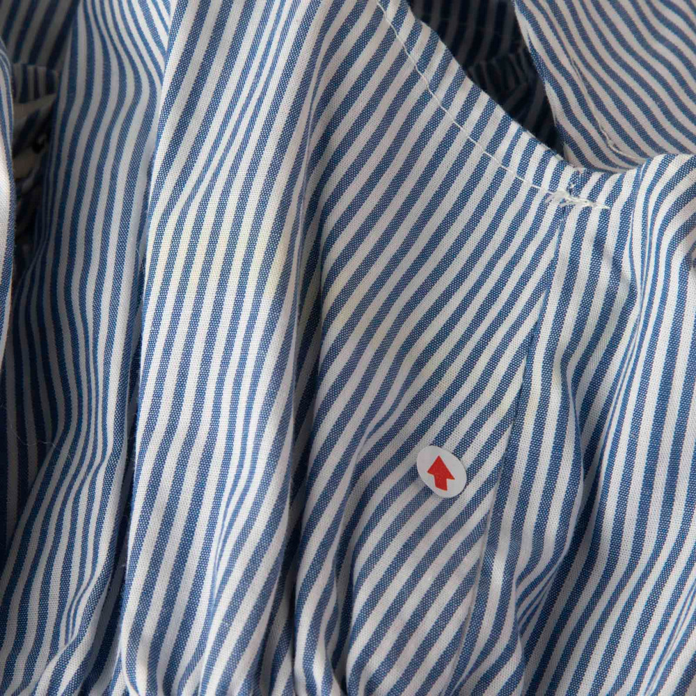 Ciao Lucia Blue & White Striped Mini Dress