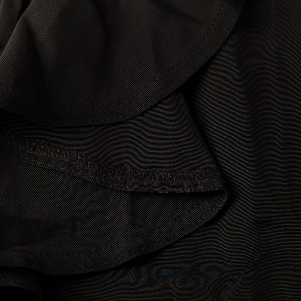 Sandro Black High Low Ruffle Skirt