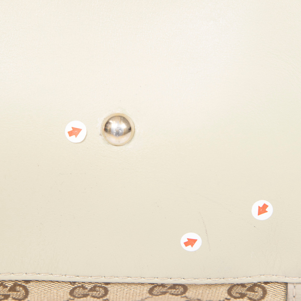 Gucci Beige Monogram Lovely Heart Hobo Bag
