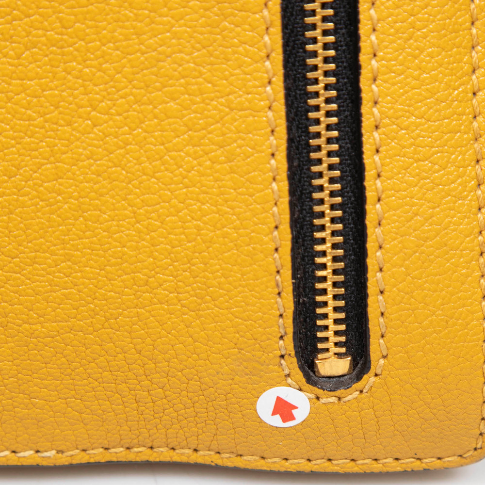 Miu Miu Two Tone Leather Medium Madras Tote Bag