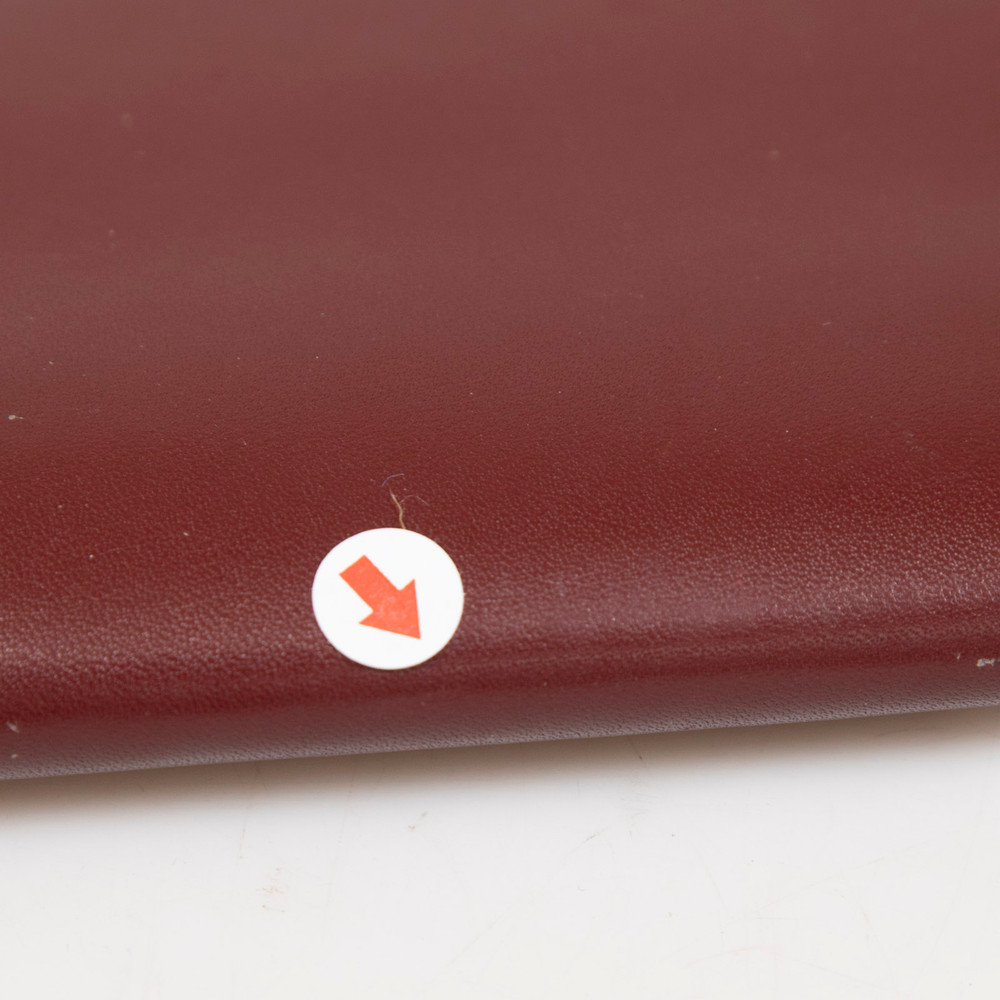 Cartier Bordeaux Leather Must de Cartier Tri Fold Wallet