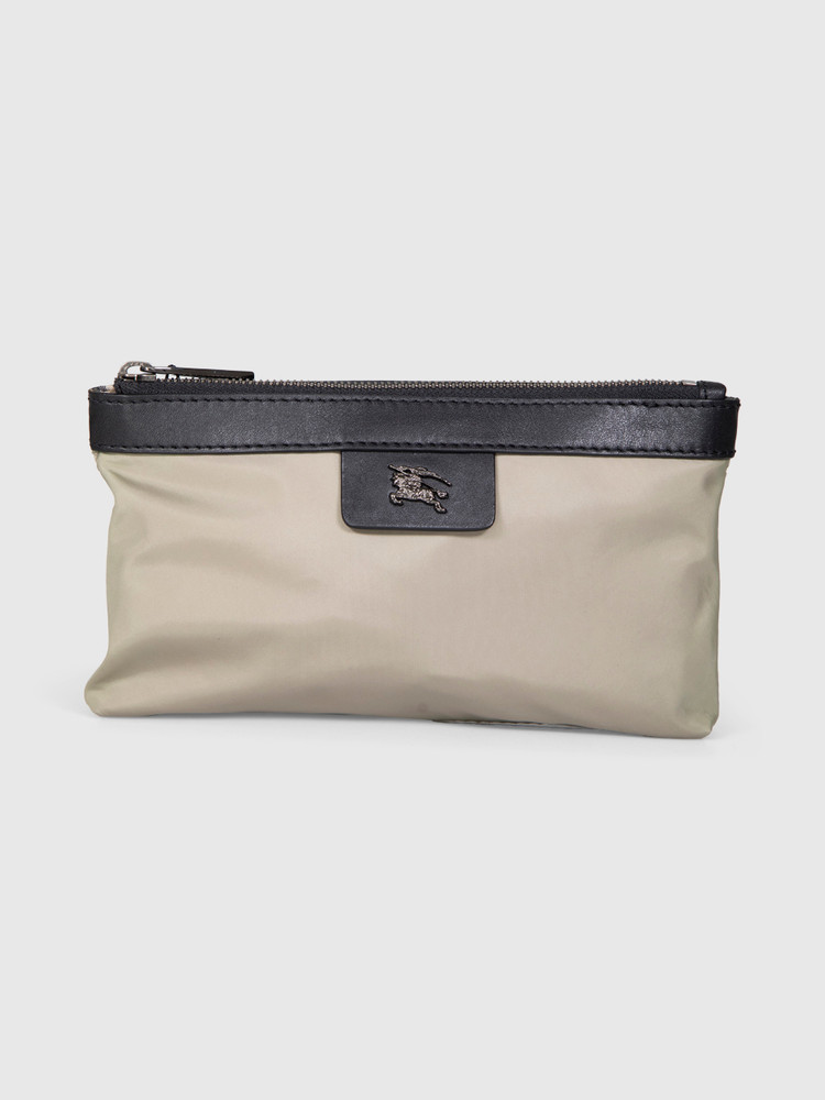 Burberry Birch Grey Zipped Pouch