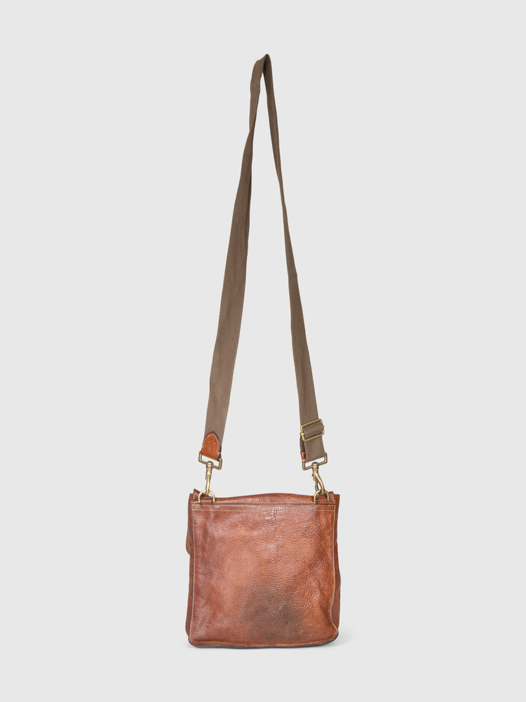 Mulberry Vintage Brown Leather Messenger Bag