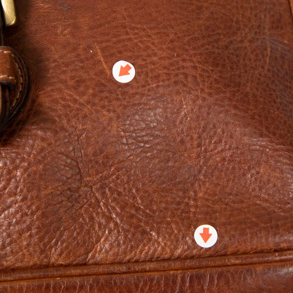 Mulberry Vintage Brown Leather Messenger Bag