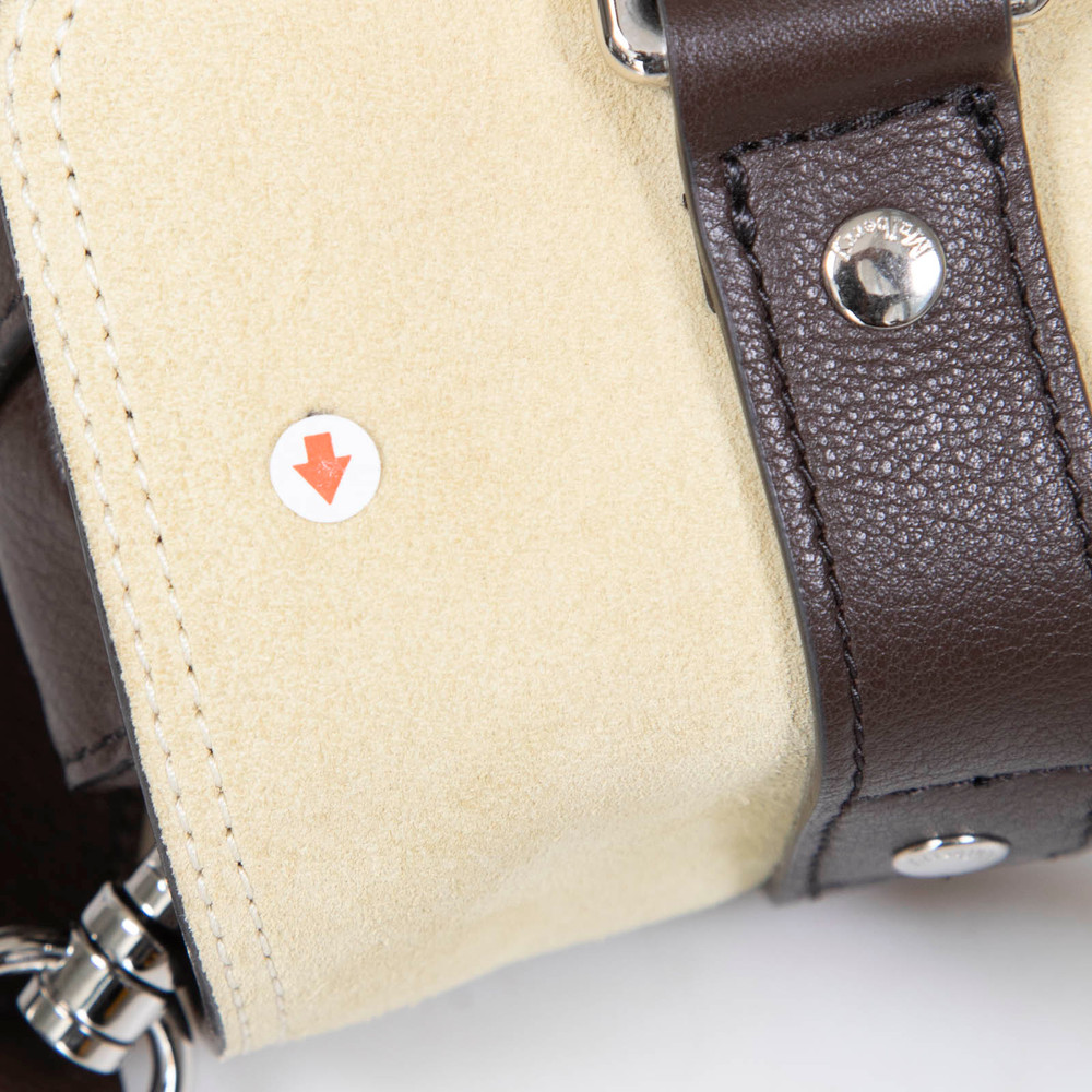 Mulberry Beige Suede Alexa Top Handle Bag