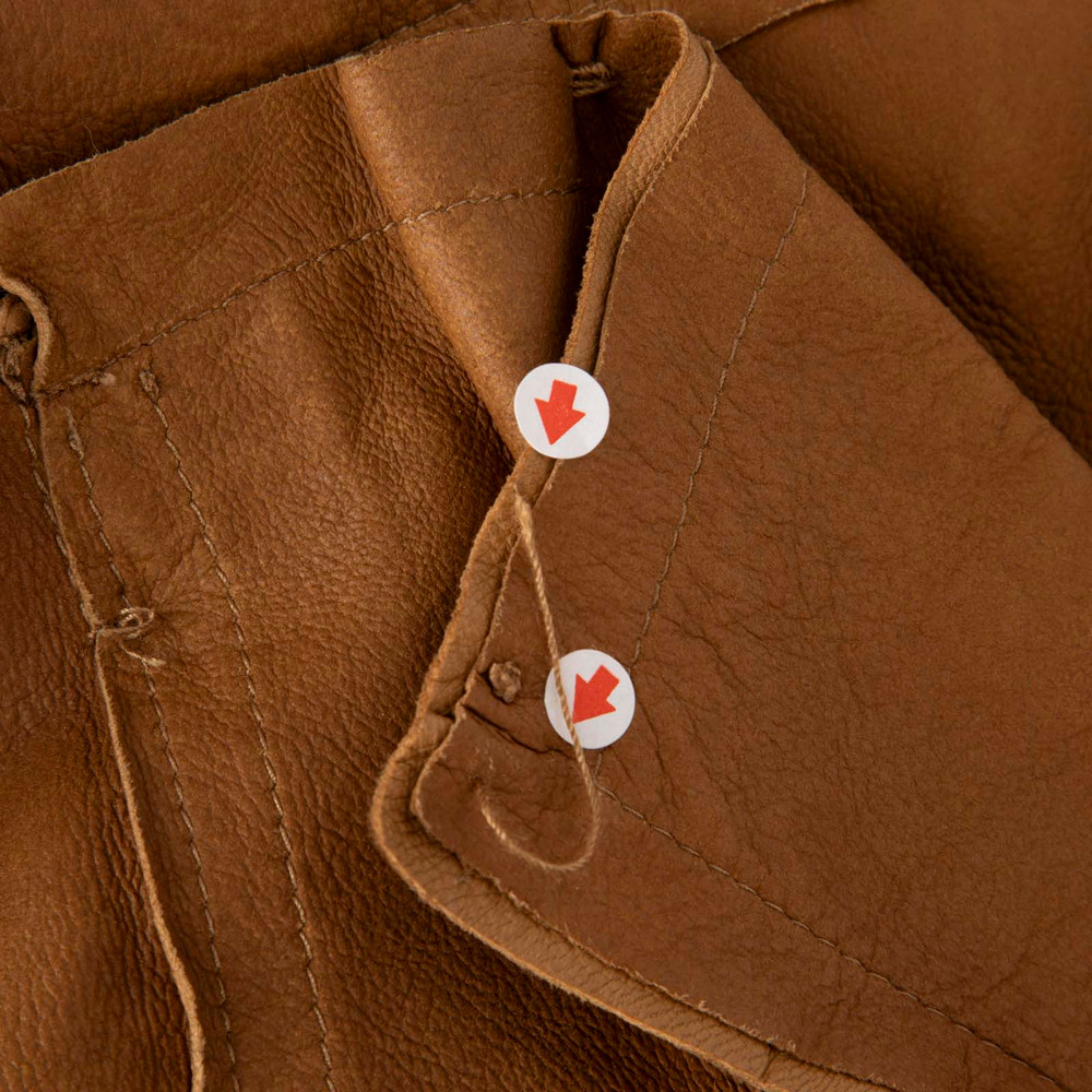 Prada Spring 2007 Brown Leather Fringe Coat