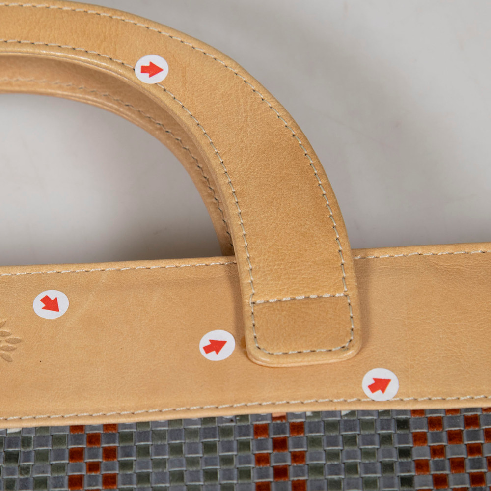 Mulberry Vintage Woven Leather Wisteria Handbag