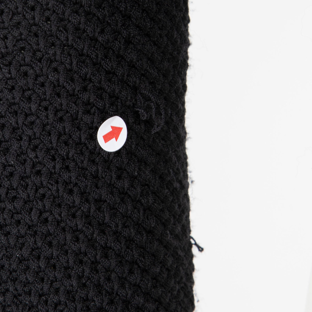 Maje Black Chain Trim Knit Cardigan