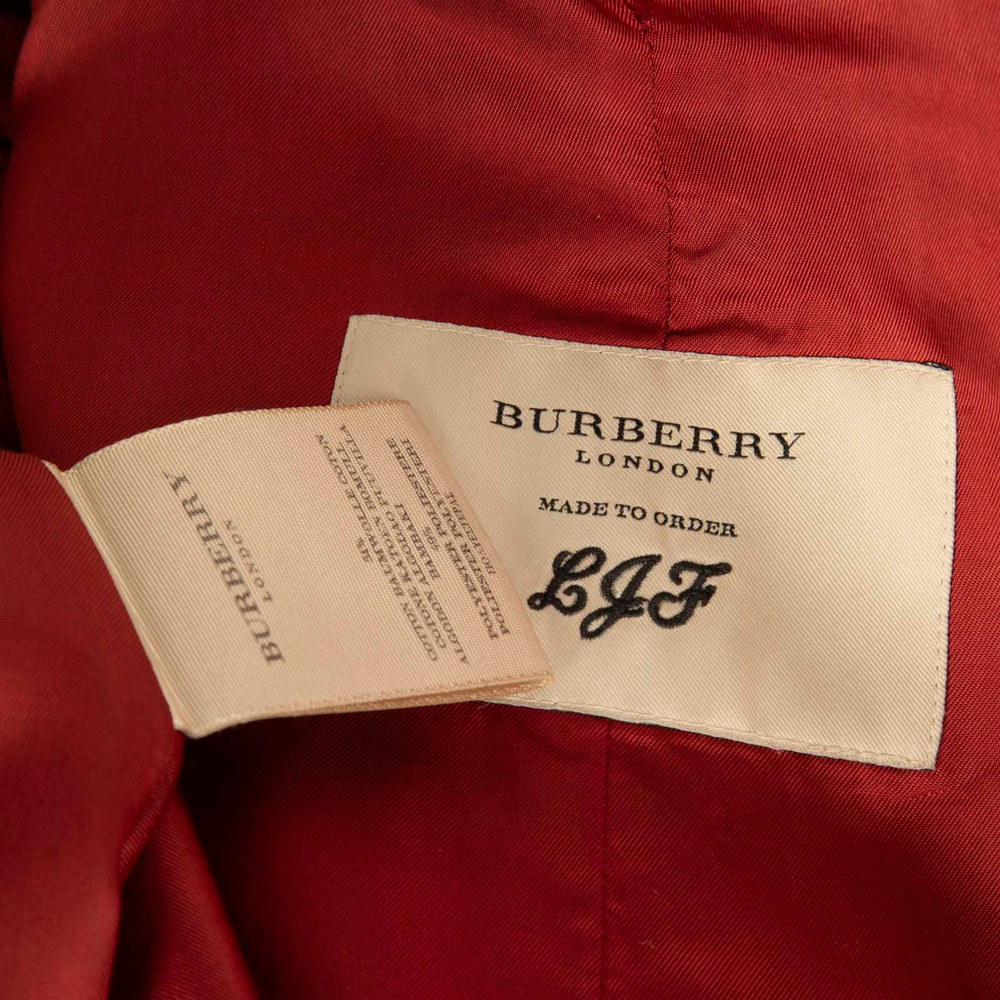Burberry Beige Belted Long Trench Coat
