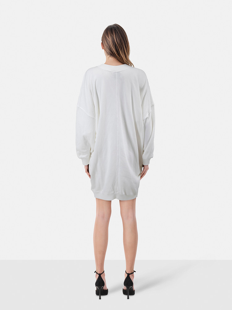 Isabel Marant White Tenery Sweatshirt Dress