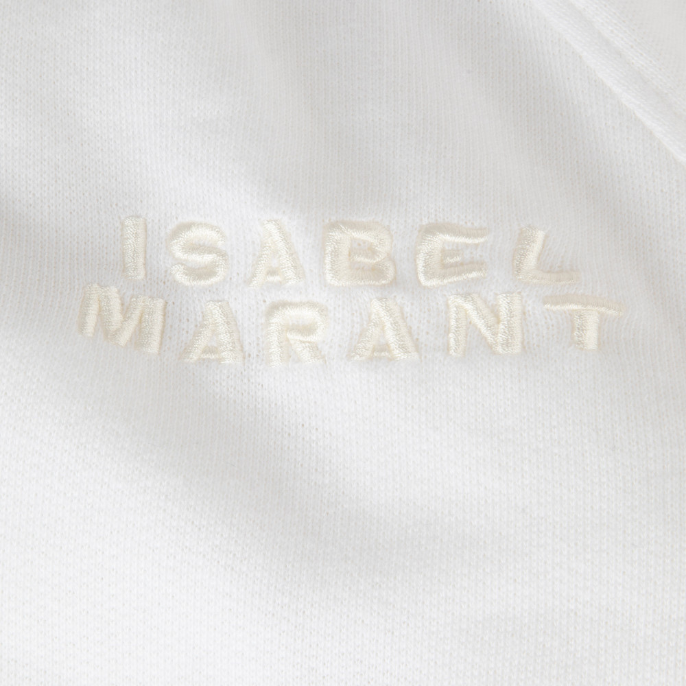 Isabel Marant White Tenery Sweatshirt Dress