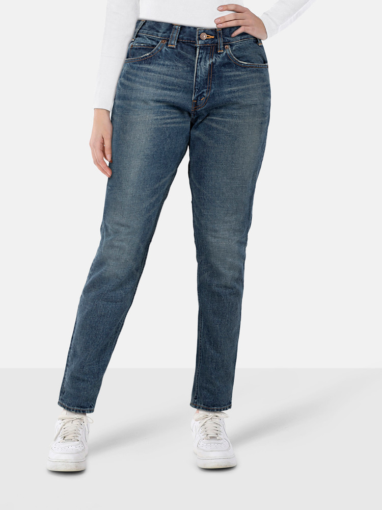 Céline Blue Denim High Rise Skinny Jeans