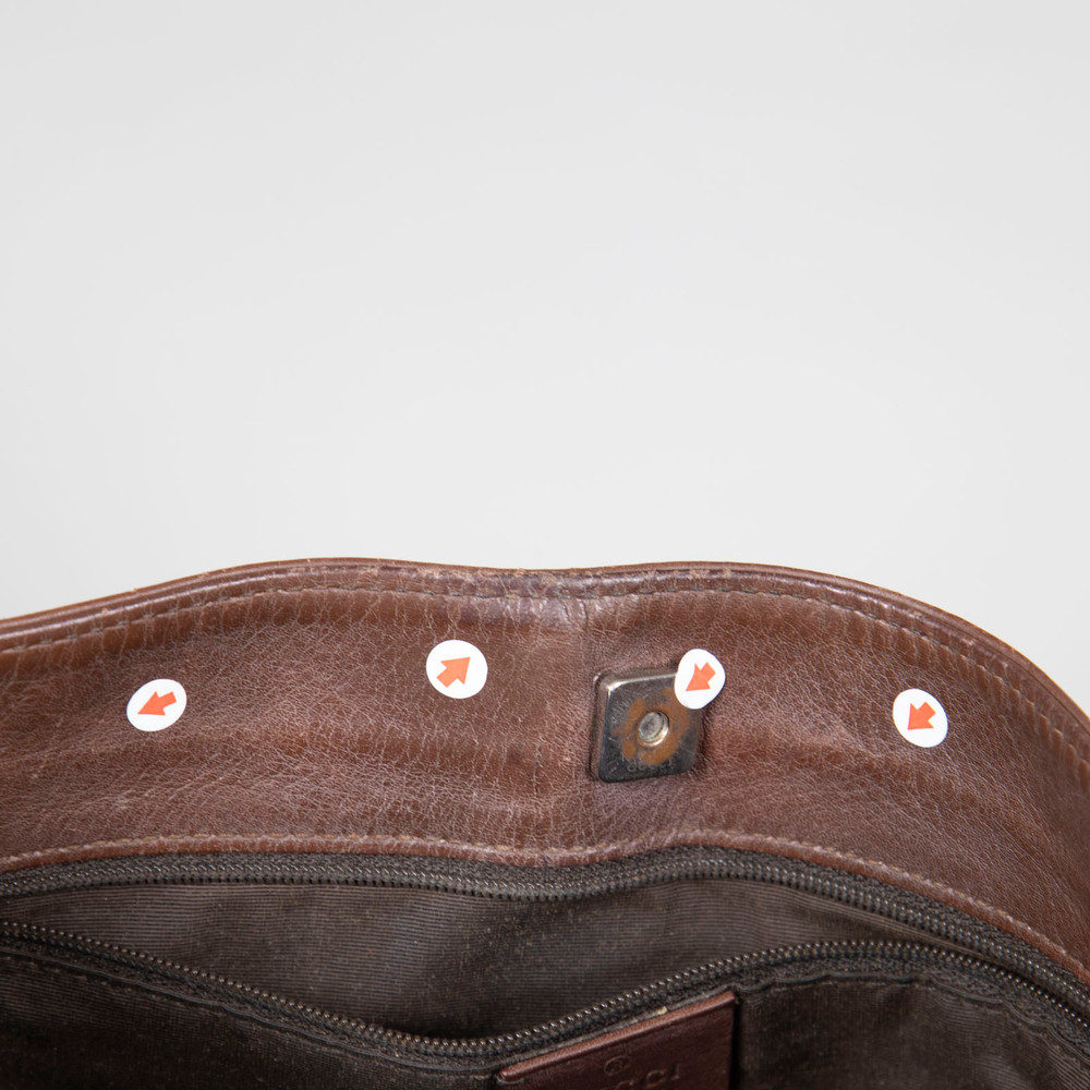 Gucci Vintage Brown Monogram Tote Bag