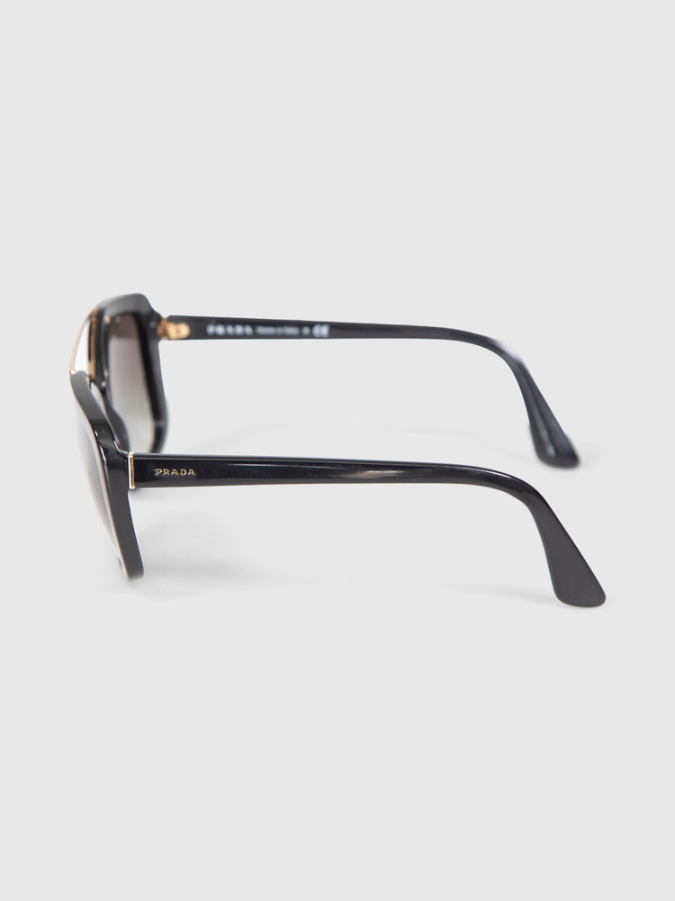 Prada Black Aviator Sunglasses