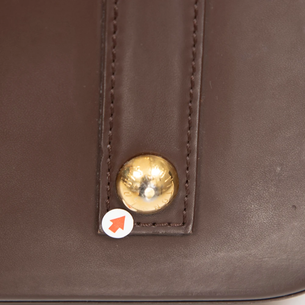 Louis Vuitton 2014 Damier Ebene Alma PM Bag