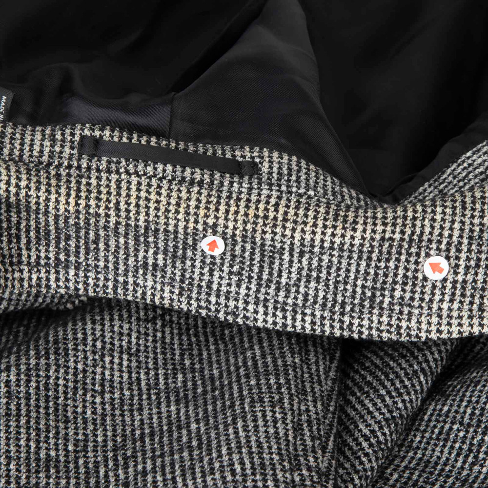 Theory Grey Wool Single Breasted Coat