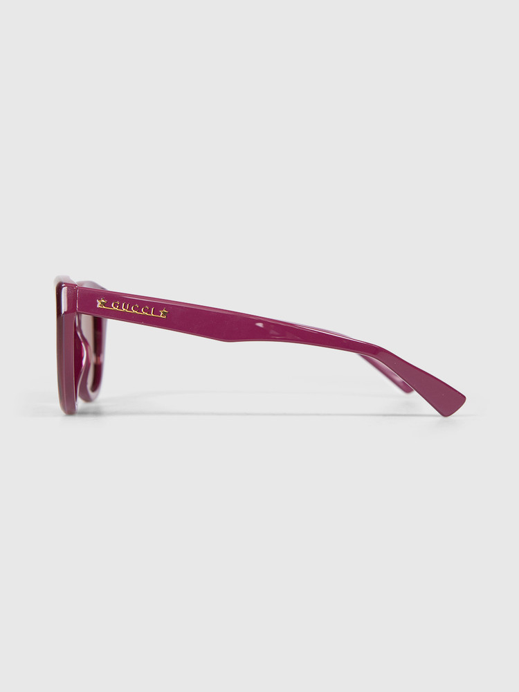 Second Hand Gucci Burgundy Tinted Sunglasses