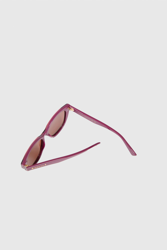 Second Hand Gucci Burgundy Tinted Sunglasses