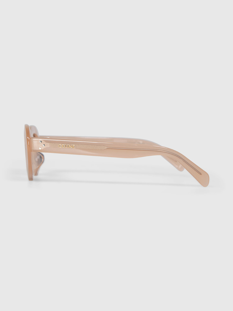 Céline Peach 3 Dots Cat Eye Sunglasses
