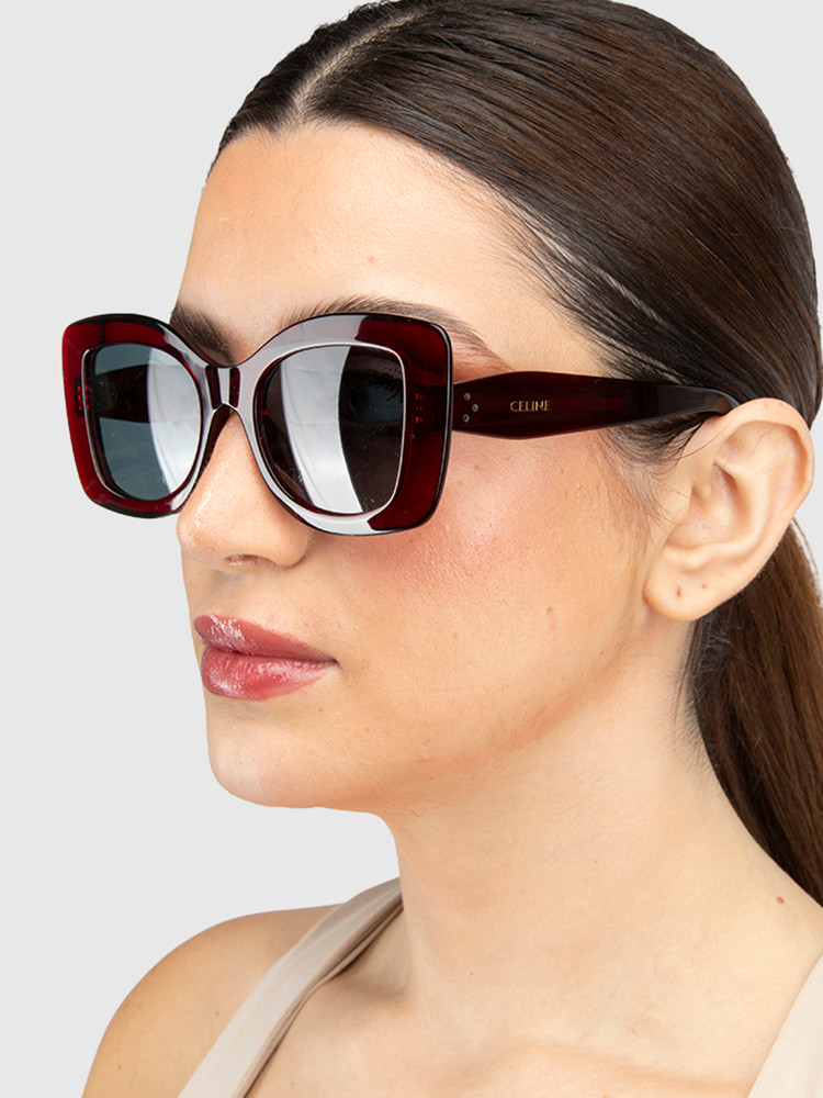 Céline Red Butterfly Sunglasses
