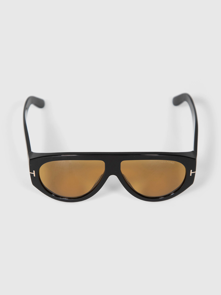 Second Hand Tom Ford Bronson Brown Pilot Sunglasses