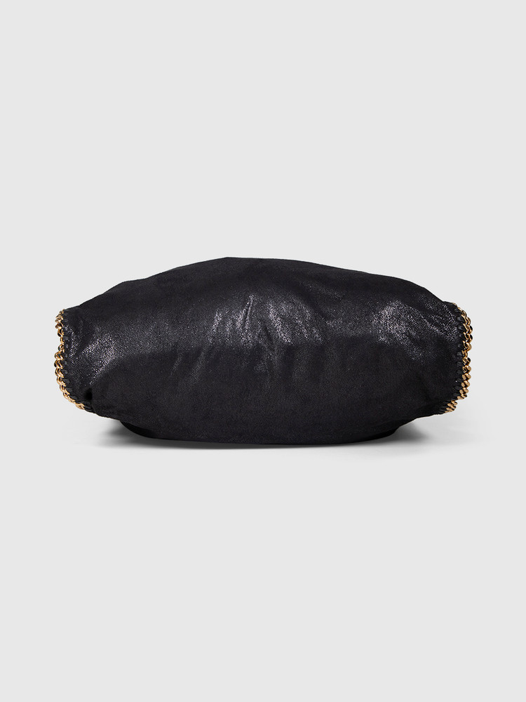 Second Hand Stella McCartney Black Vegan Suede Falabella Large Tote