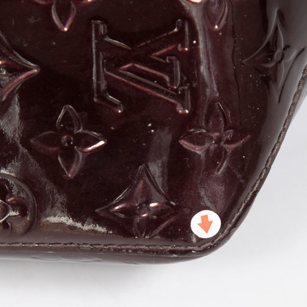 Louis Vuitton Burgundy Bellevue GM Vernis Tote Bag