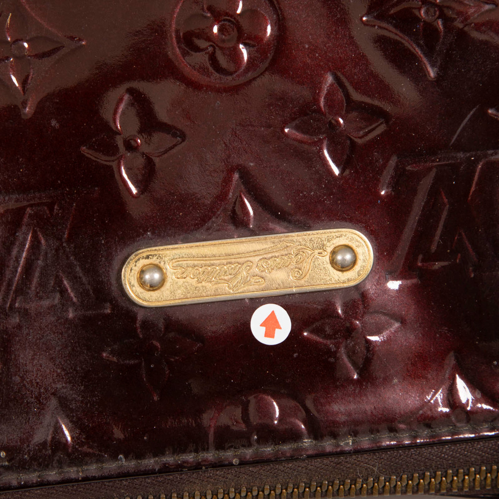 Louis Vuitton Burgundy Bellevue GM Vernis Tote Bag