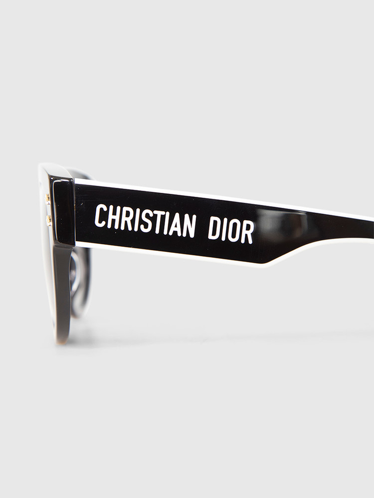 Dior Black Gradient Square DiorPacific B2I Sunglasses
