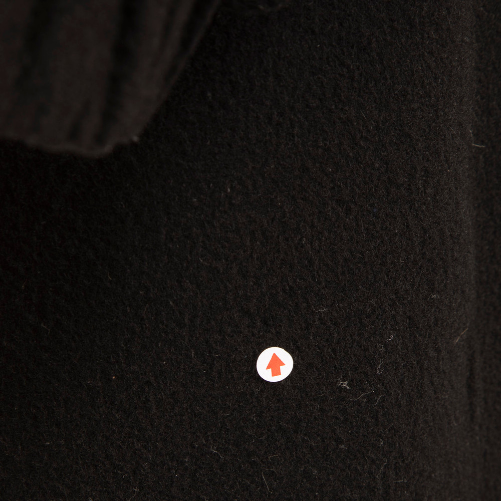 ba&sh Black Wool Long Belted Coat