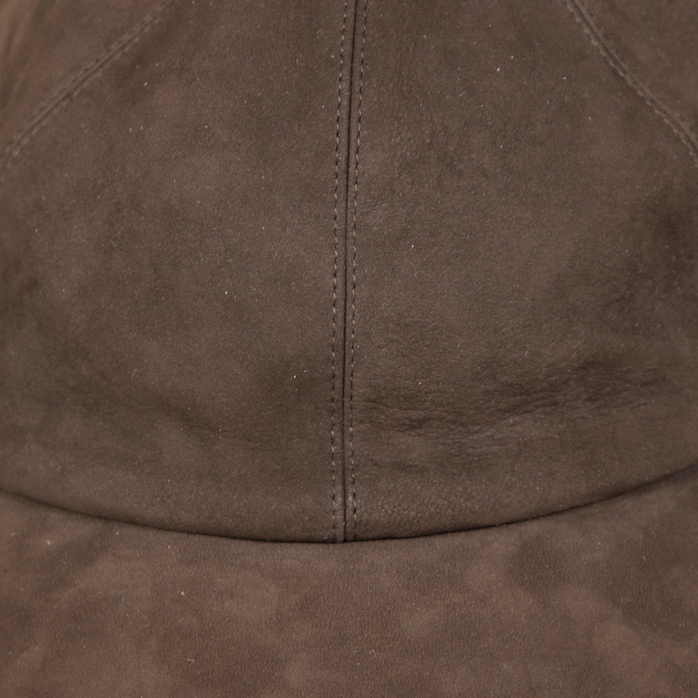 Louis Vuitton Brown Suede Rib Knit Trim Cap