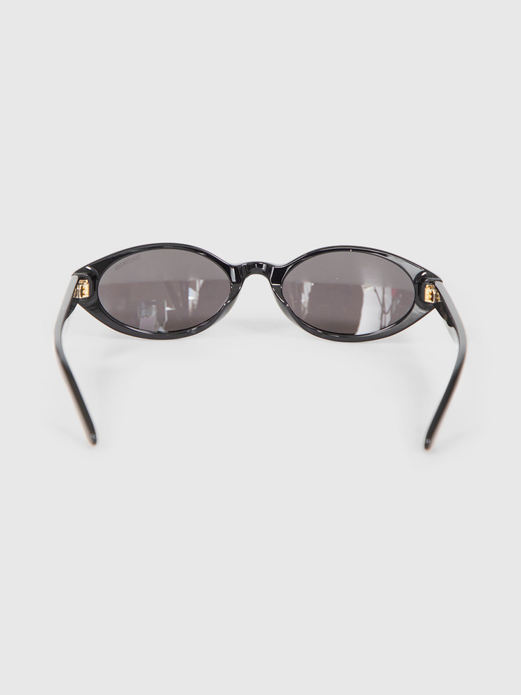 Dior Black Oval DiorPacific R1I Sunglasses