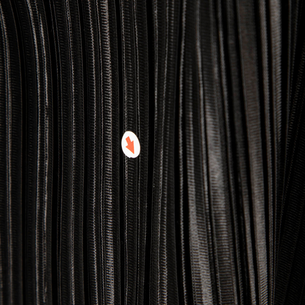 Issey Miyake Pleats Please Black Open Front Jacket