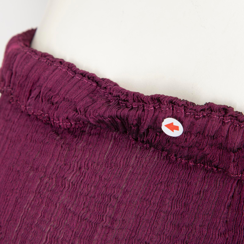 Issey Miyake Pleats Please Purple Sheer Trousers