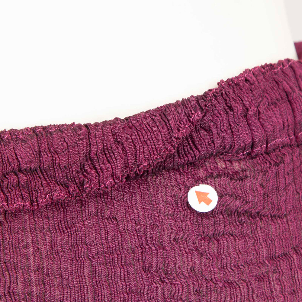 Issey Miyake Pleats Please Purple Sheer Trousers