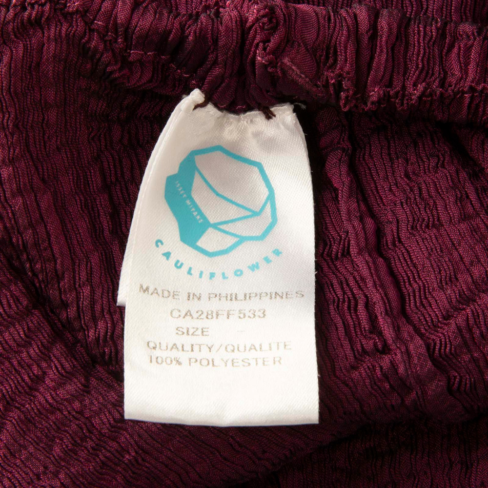 Issey Miyake Pleats Please Purple Sheer Trousers