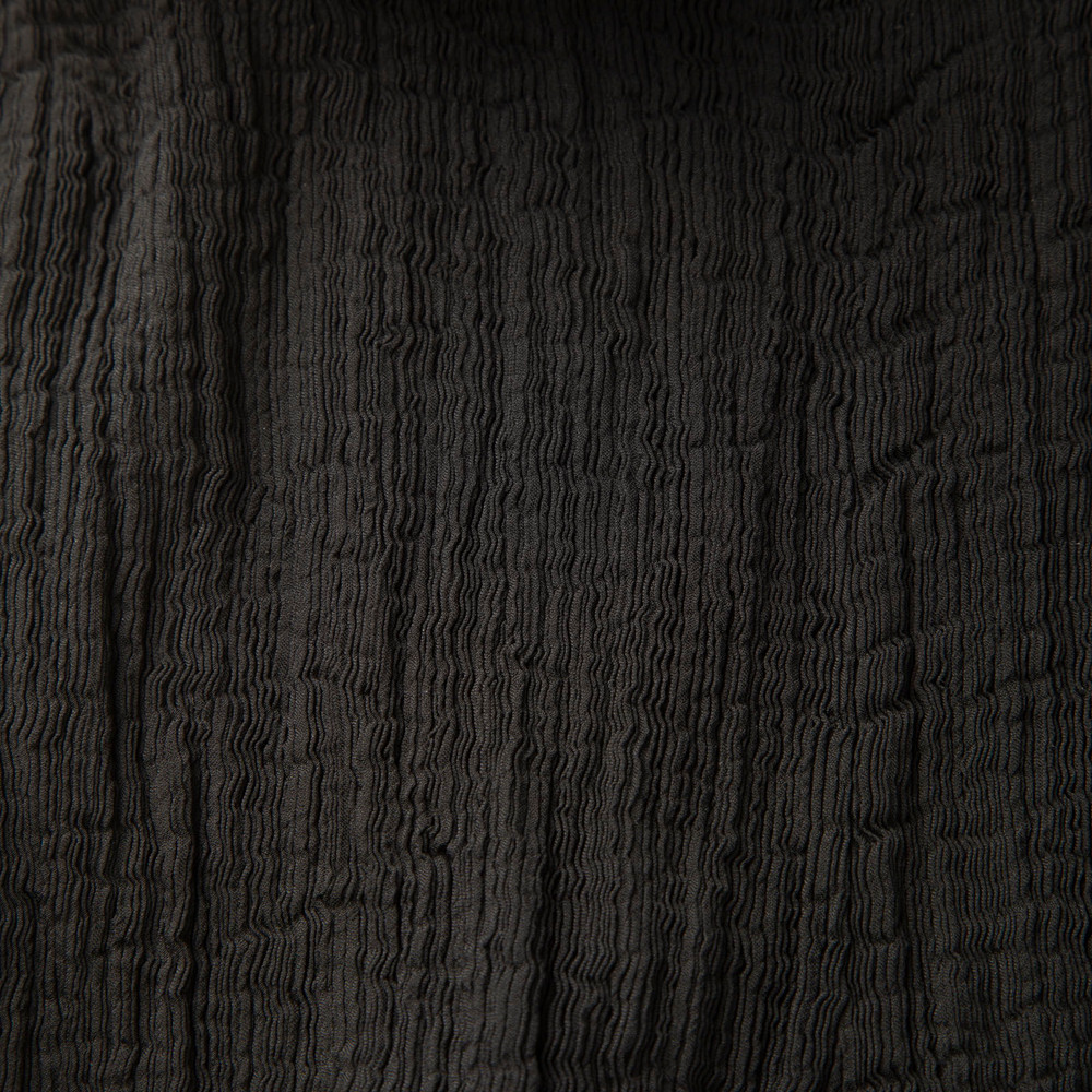Issey Miyake Pleats Please Black Sheer Trousers