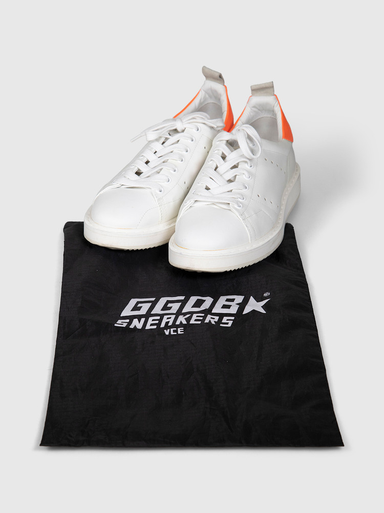 Golden Goose White Leather Starter Trainers