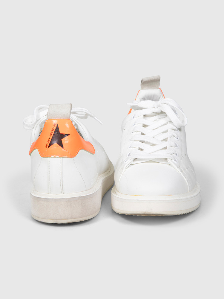 Golden Goose White Leather Starter Trainers