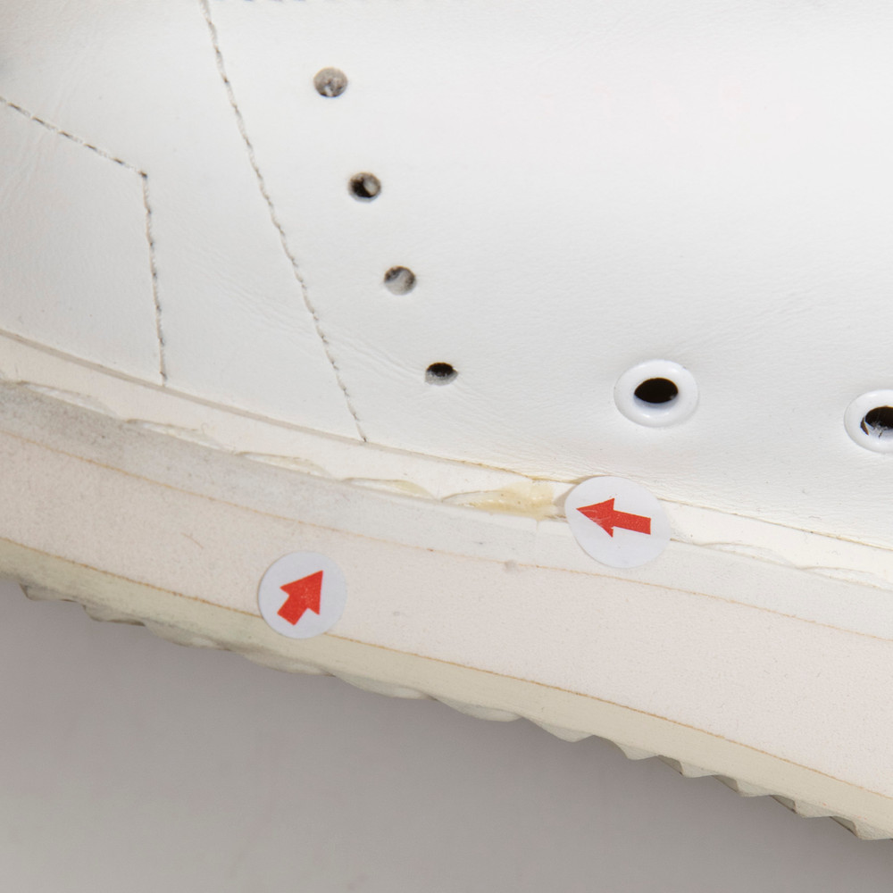 Golden Goose White Leather Starter Trainers