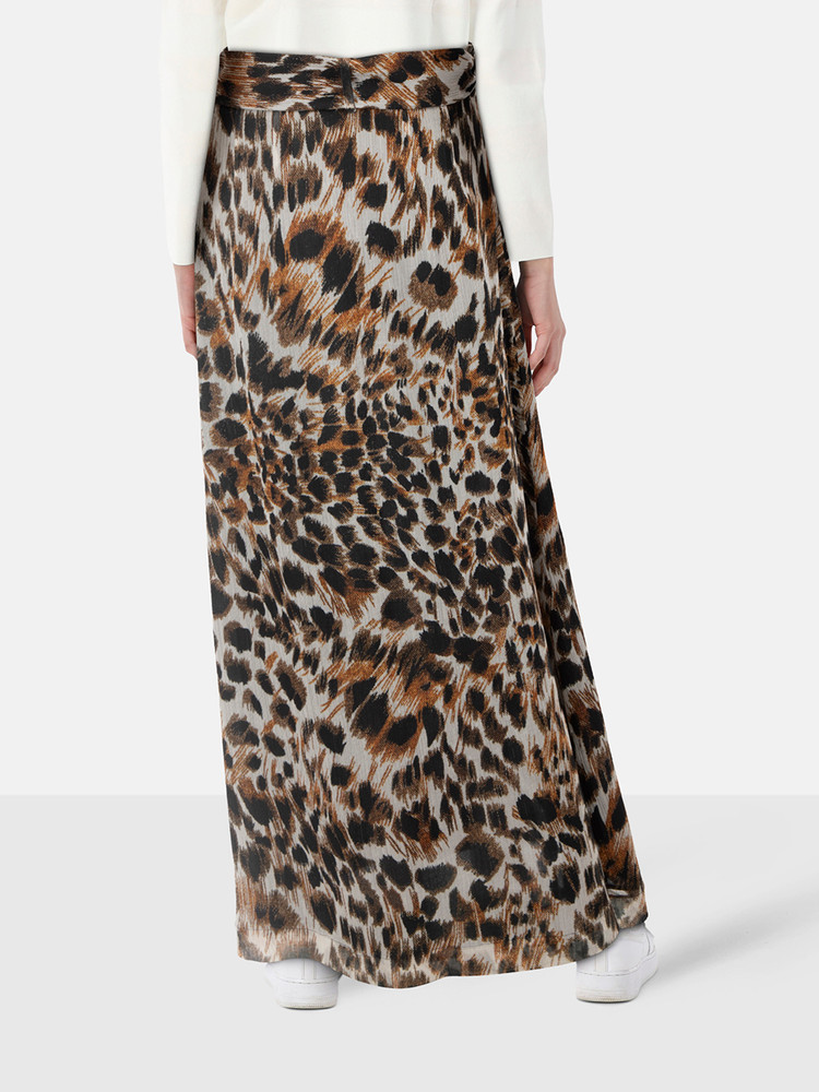 NANUSHKA Leopard Print Maxi Skirt