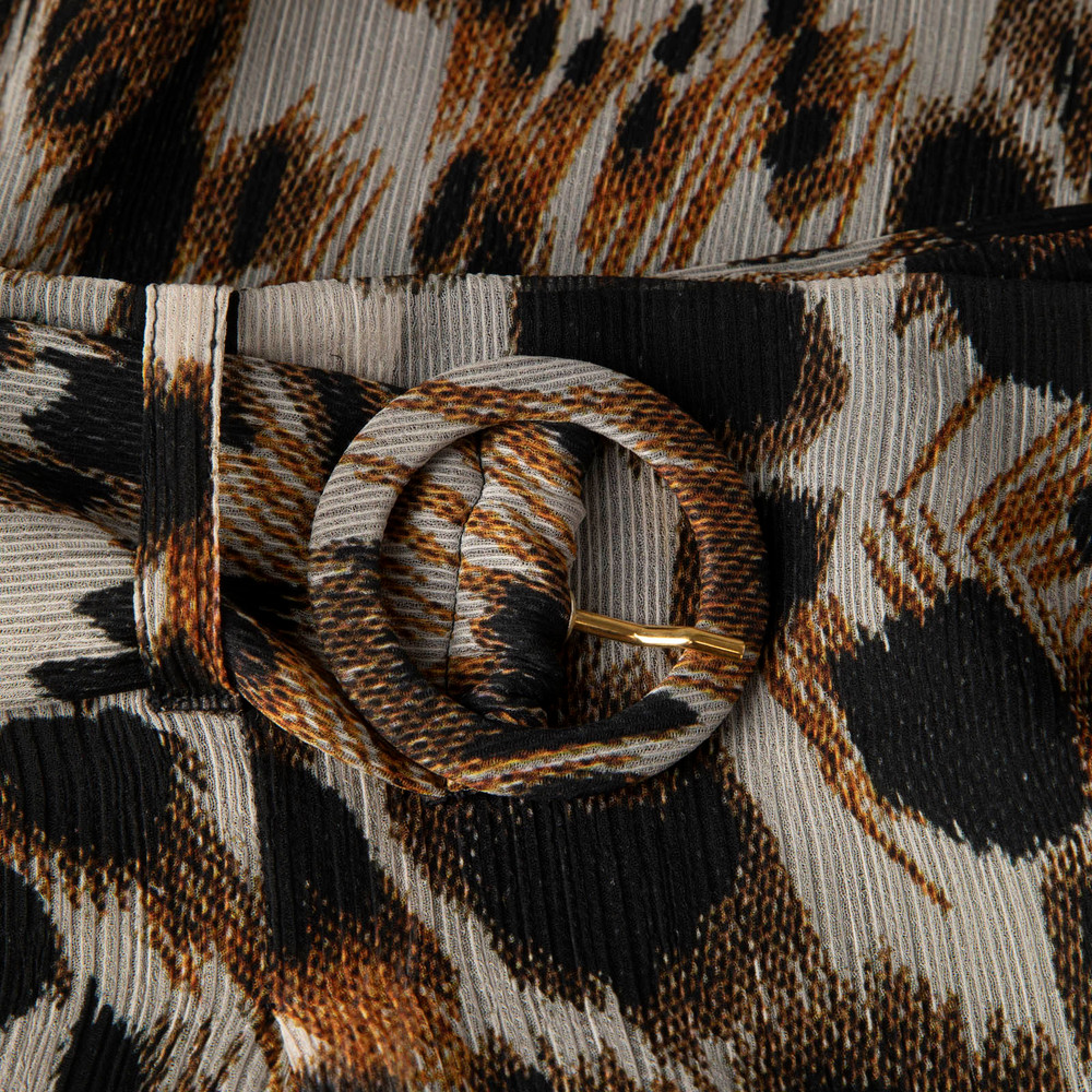 NANUSHKA Leopard Print Maxi Skirt