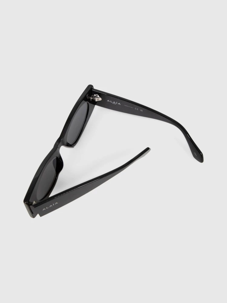 Alaïa Black Cat Eye Tinted Sunglasses
